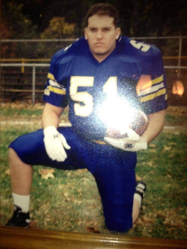 Todd Mullins in his Cubs Football uniform